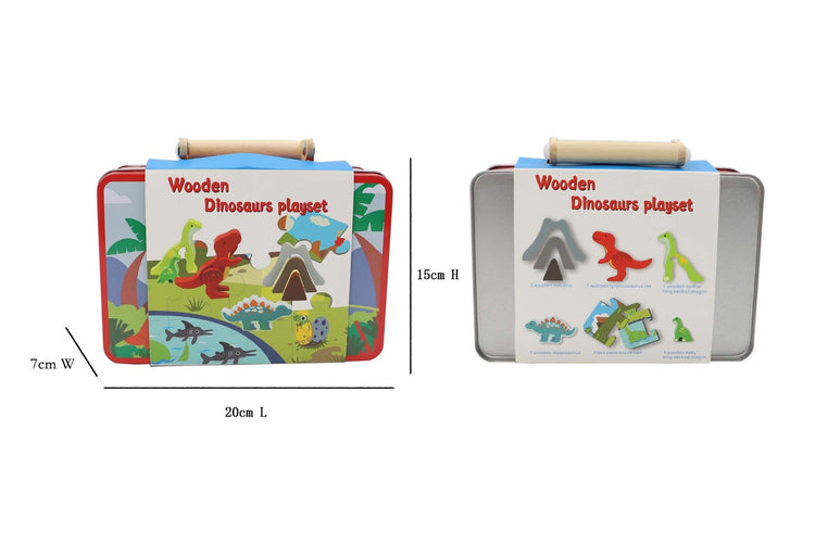Dino Play set in Travel Tin