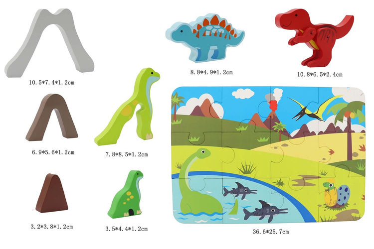 Dino Play set in Travel Tin