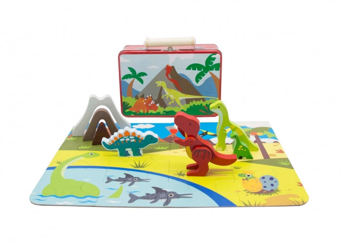 Dino Play set in Travel Tin